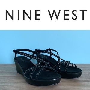 NINE WEST Black Sandals
